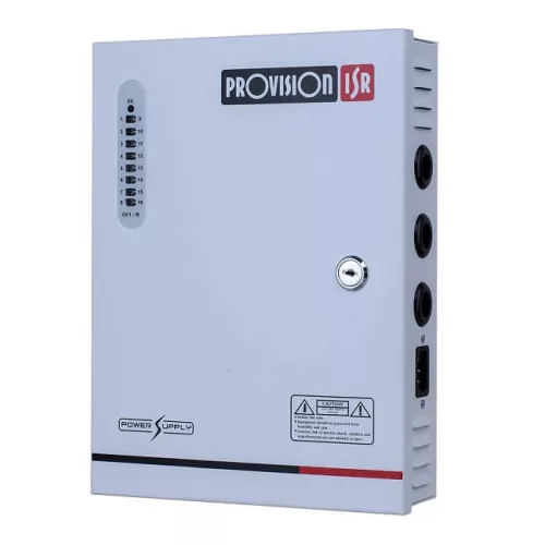 Kameranetzteil regelbar 12–14 V DC 12 A, 16 Ausgänge PR-12A16CH