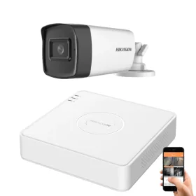   Hikvision 5 Megapixel 1 Bullet-Kamera System mit 40 m Sichtweite