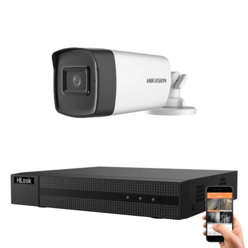 Hikvision HiLook 5-Megapixel-1-Rohrkamerasystem mit 40 m Sichtweite