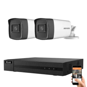   Hikvision HiLook 5 Megapixel 2-Kamera-System mit 80 m Sichtweite