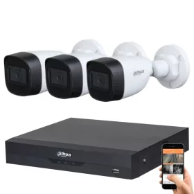 Dahua 5 Megapixel 3-Rohrkamerasystem mit 30 m Sichtweite