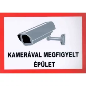 Videoüberwachtes Gebäude /Schild/