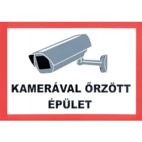 Videoüberwachtes Gebäude /Schild/