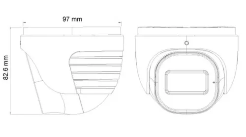 Provision DI-320A-28 Dome-Kamera 2MP 1080P AHD