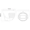 Provision DI-320A-VF Außen-Dome-Kamera 2MP Full HD 5X ZOOM