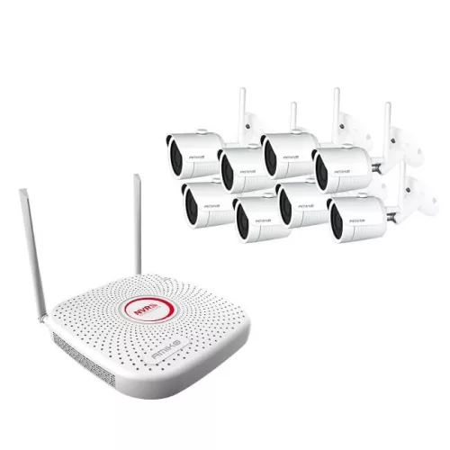 Wifi vezeték nélküli kamera rendszer 2MP 8db Wifi kamerával