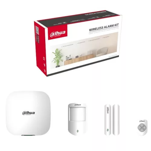 Dahua Smart Alarm-Set mit Telefonsteuerung ART-ARC3000H-03-W2
