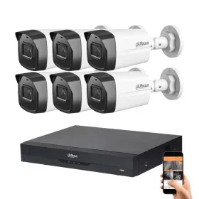 Dahua 6-Kamera IP-Überwachungssystem 5MP