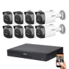 Dahua 8 Sicherheitskameras IP-Kamerasystem 5MP