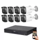 Dahua 8 Sicherheitskameras IP-Kamerasystem 5MP