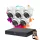 Dahua 5 Dome Sicherheitskameras IP-Kamerasystem 4MP mit Farbnachtsicht