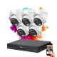 Dahua 5 Dome Sicherheitskameras IP-Kamerasystem 4MP mit Farbnachtsicht
