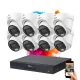 Dahua 8 Dome IP Überwachungskamera-System 4MP mit Farbnachtsicht