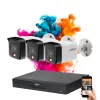 Dahua 3-fach Sicherheitskamera IP-System 8MP mit Farbnachtsicht