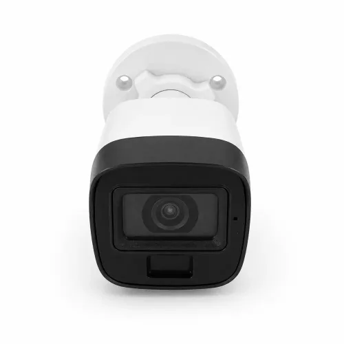 Hikvision DS-2CE16D0T-LPFS(2.8mm) Sicherheitskamera mit Farbnachtsicht (2MP, Outdoor, Hybrid-LED, IP67, Mikrofon)