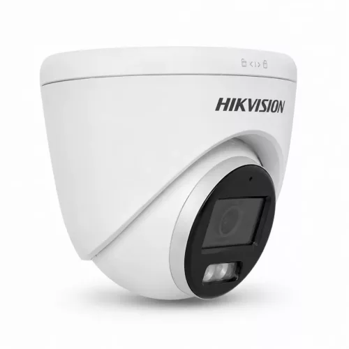 Hikvision DS-2CE72KF0T-LFS ColorVu Dome Überwachungskamera mit Farbnachtsicht (5 MP, Outdoor, Hybrid-LED, 2,8 mm, IP67, Mikrofon)