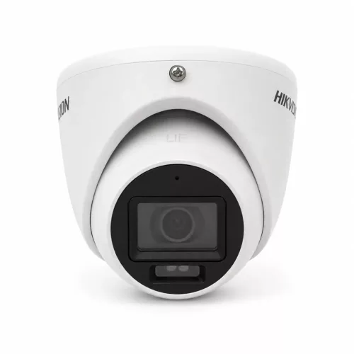 Hikvision DS-2CE76D0T-LMFS Sicherheitskamera mit Farbnachtsicht (2MP, 2,8 mm, außen, Hybrid-LED, IP67, Mikrofon)