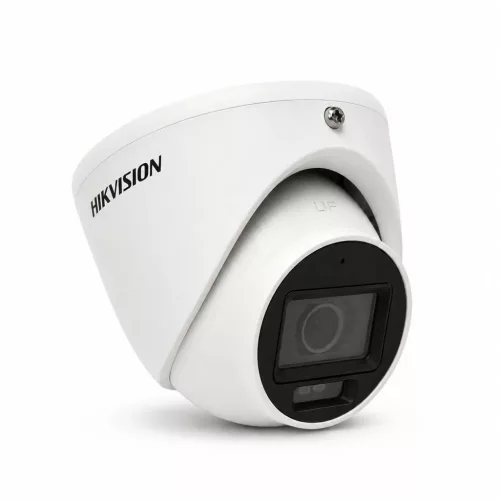 Hikvision DS-2CE76D0T-LMFS Sicherheitskamera mit Farbnachtsicht (2MP, 2,8 mm, außen, Hybrid-LED, IP67, Mikrofon)