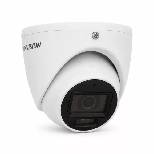 Hikvision DS-2CE76D0T-LMFS Sicherheitskamera mit Farbnachtsicht (2MP, 2,8 mm, außen, Hybrid-LED, IP67, Mikrofon)