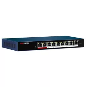   Hikvision Switch PoE - DS-3E0109P-E/M 8-Port 100 Mbps, 58 W, 1 Uplink-Port, L2