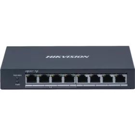   Hikvision DS-3E0508P-O 4 PoE portos switch 4 uplink porttal (1GB/s, 60W)