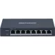 Hikvision DS-3E0508P-O 4 PoE portos switch 4 uplink porttal (1GB/s, 60W)