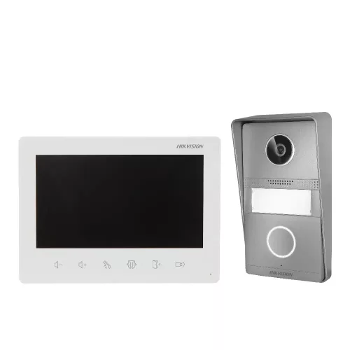 Hikvision DS-KIS101-P/Surface – Zweidraht-Analoges Video-Türsprechanlagen-Set