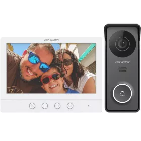   Hikvision DS-KIS213(B) Videó Kaputelefon szett 7 colos monitorral, HD kültéri egységgel