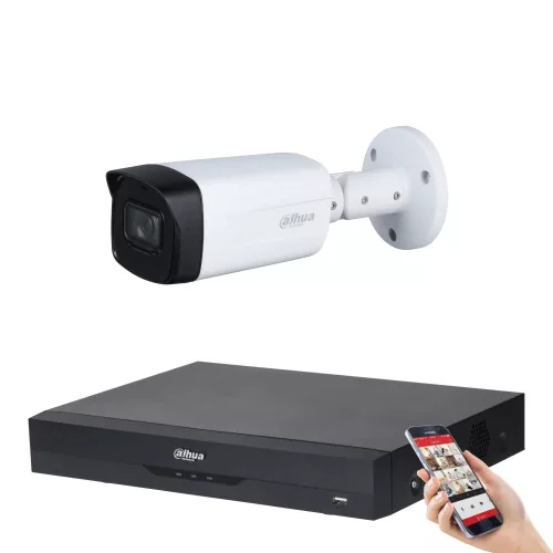 Dahua 1‑Kamera 5 MP Überwachungssystem‑Set mit 80 m Nachtsicht