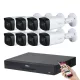 Dahua 8‑Kamera 5MP Überwachungssystem‑Set mit 80 m Nachtsicht