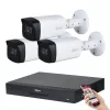 Dahua 3-Kamera 8MP 4K Kamerasystem-Set mit 40 m Nachtsicht