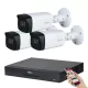 Dahua 3-Kamera 8MP 4K Kamerasystem-Set mit 40 m Nachtsicht