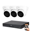 Dahua Set mit 3 Dome-Kameras 8MP 4K mit 30 m Nachtsicht