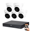 Dahua 5-Dome-Kamera 8MP 4K Kamerasystem-Set mit 30 m Nachtsicht