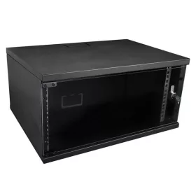   S-Link Rackschrank - 4U 19" Wandmontage (190x530x400 mm, Flatpack, grau)