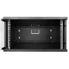 S-Link Rackschrank - 4U 19" Wandmontage (190x530x400 mm, Flatpack, grau)