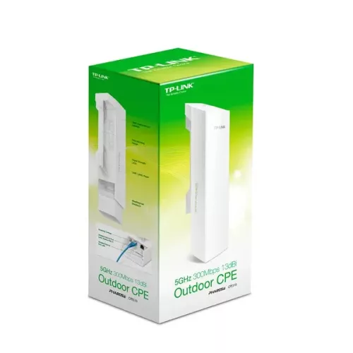 TP-Link Pharos CPE510 Outdoor WiFi Access Point (300Mbps, 5GHz, 100Mbps, 24V PoE, ausrichtbare 13dBi Antenne, 5km)