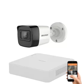   Hikvision 8 Megapixel 1-Kamera-Überwachungssystem mit 30 m Nachtsicht