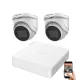 Hikvision 5 Megapixel 2-Dome-Kamera-System mit 30 m Nachtsichtweite