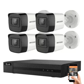   Hikvision HiLook 5 Megapixel 4‑Kamera Überwachungssystem mit 30 m Nachtsicht
