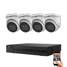   Hikvision HiLook 5 Megapixel 4-Dome-Kamera-System mit 30 m Nachtsicht