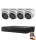 Hikvision HiLook 5 Megapixel 4-Dome-Kamera-System mit 30 m Nachtsicht