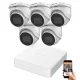 Hikvision 5 Megapixel 5-Dome-Kamerasystem mit 30 m Nachtsichtweite