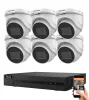 Hikvision HiLook 5 Megapixel 6-Dome-Kamera-System mit 30 m Nachtsichtweite