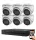 Hikvision HiLook 5 Megapixel 6-Dome-Kamera-System mit 30 m Nachtsichtweite