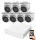 Hikvision 5 Megapixel 7-Dome-Kamera-System mit 30 m Nachtsicht