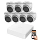Hikvision 5 Megapixel 7-Dome-Kamera-System mit 30 m Nachtsicht