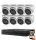 Hikvision HiLook 5 Megapixel 8-Dome-Kamera-System mit 30 m Nachtsichtweite