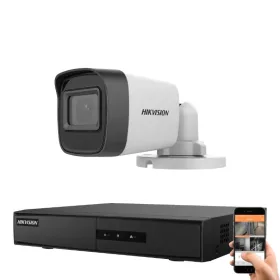   Hikvision IP-Kamera-System mit 1 Sicherheitskamera, 2 MP Full HD