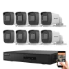 Hikvision IP Kamera System mit 8 Überwachungskameras 2MP Full HD